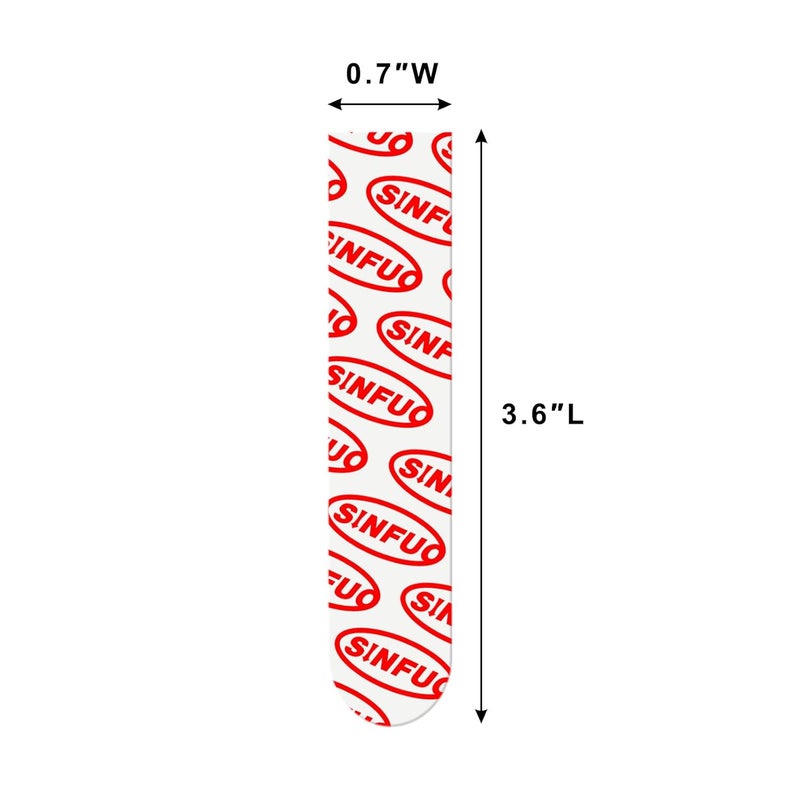 Sinfuo 48 Large Hanging Strips Refill, No Damage Adhesive Strips for Wall Hooks, Removable Residue Free Picture Hanging Strips, Wall Sticky Double Sided Tape Heavy Duty Variety Pack - Image 2